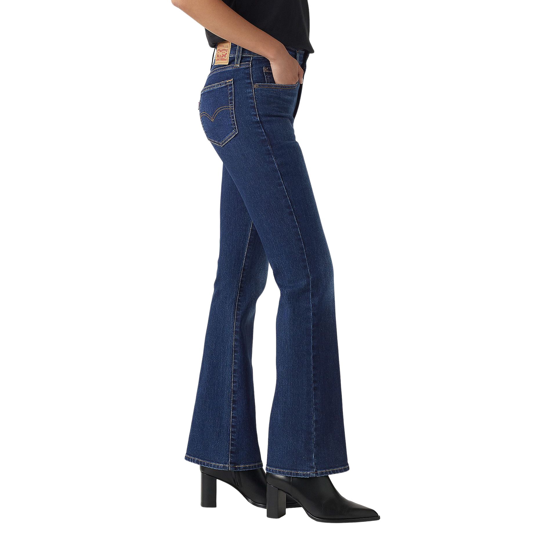 Jean à taille haute et à jambe semi-évasée pour femmes, 725, Levi's