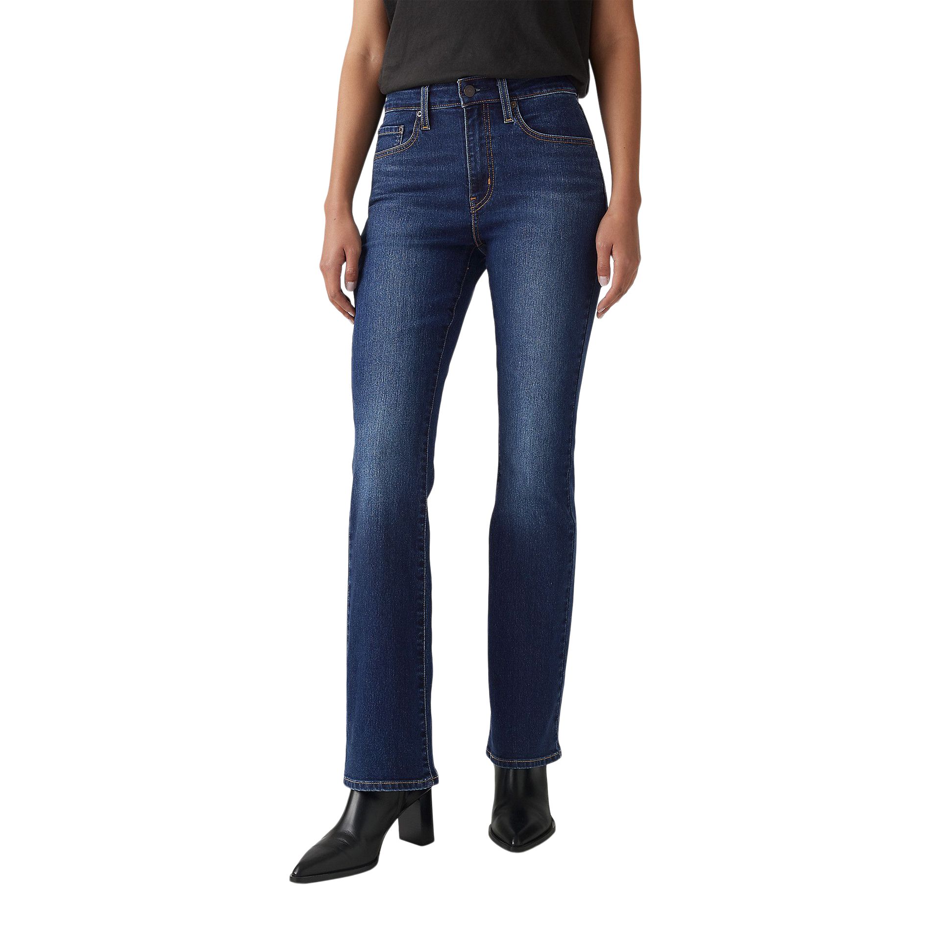 Jean à taille haute et à jambe semi-évasée pour femmes, 725, Levi's