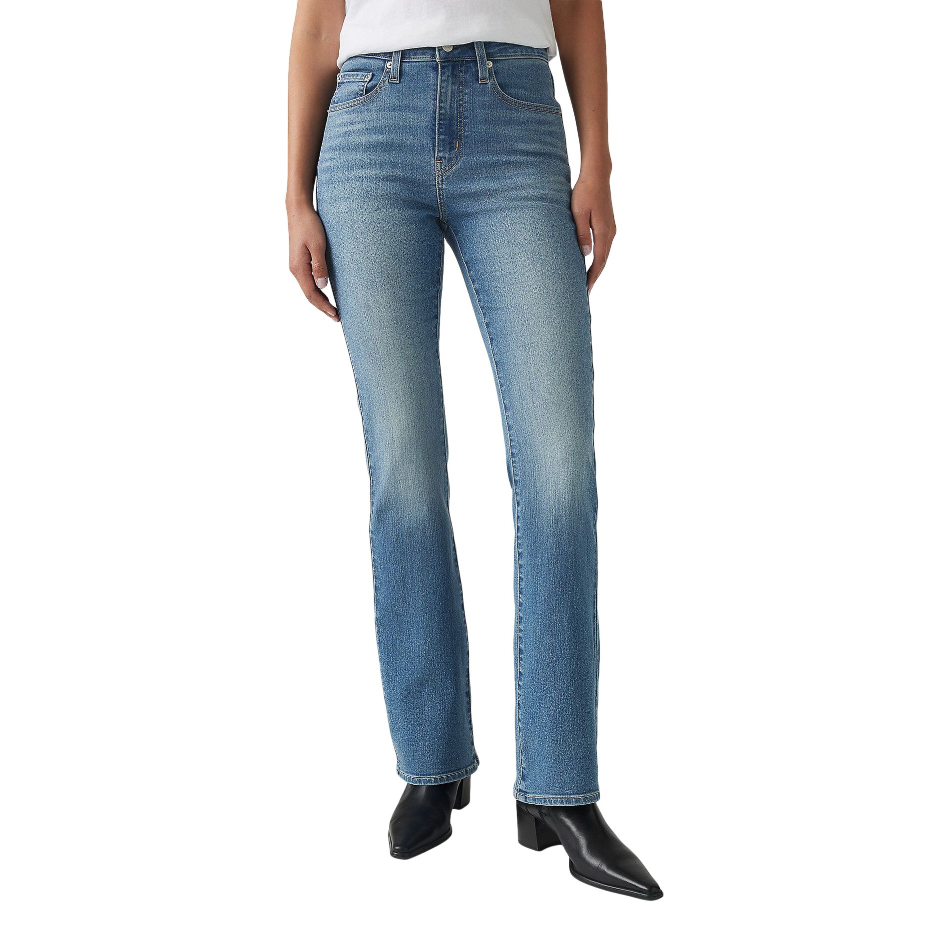 Jean à taille haute et à jambe semi-évasée pour femmes, 725, Levi's