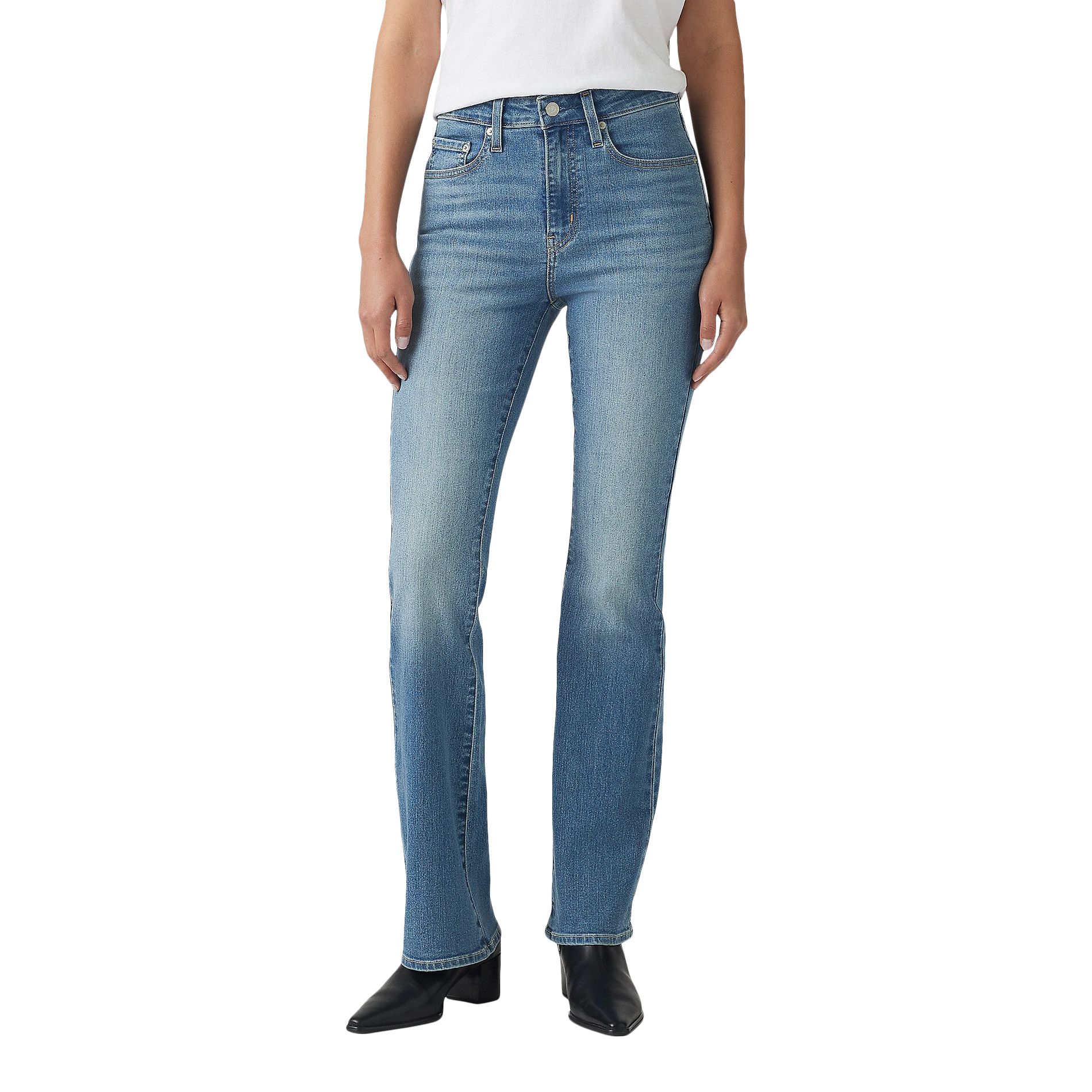 Jean à taille haute et à jambe semi-évasée pour femmes, 725, Levi's