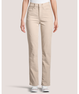 Jean à taille haute et à jambe droite en velours côtelé pour femmes, 724, Levi's