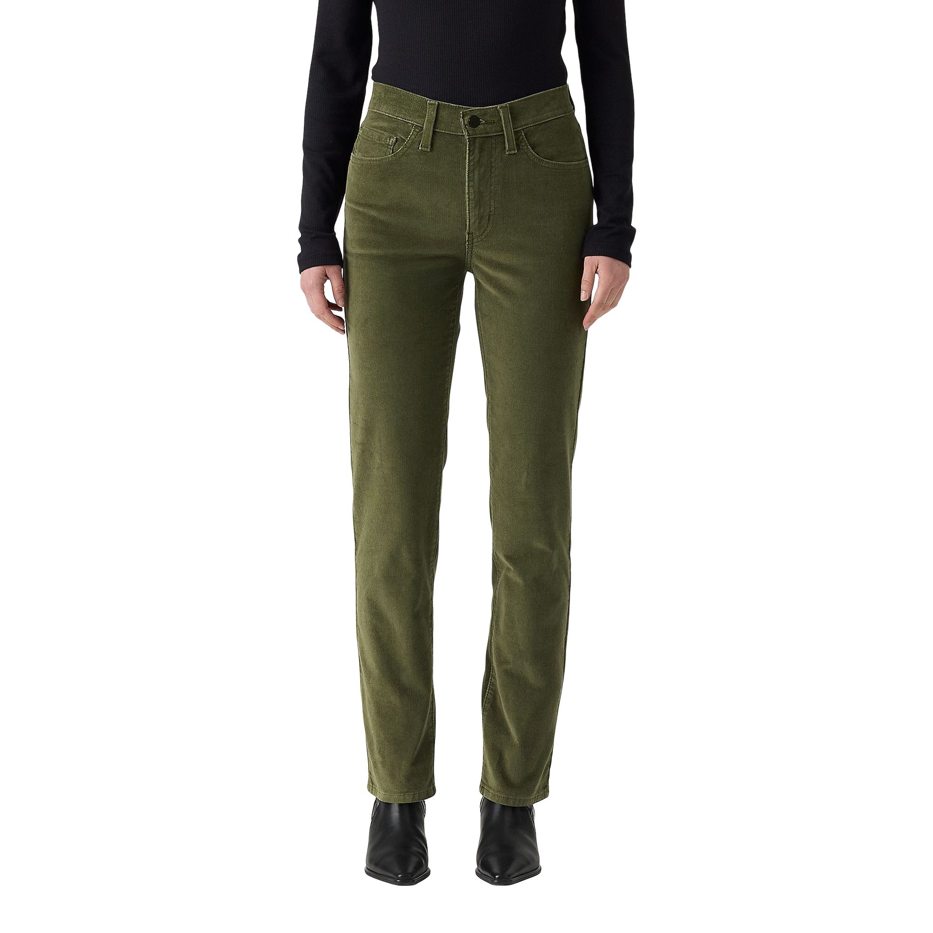 Levi's Women's 724 High Rise Straight Cord Corduroy Pants