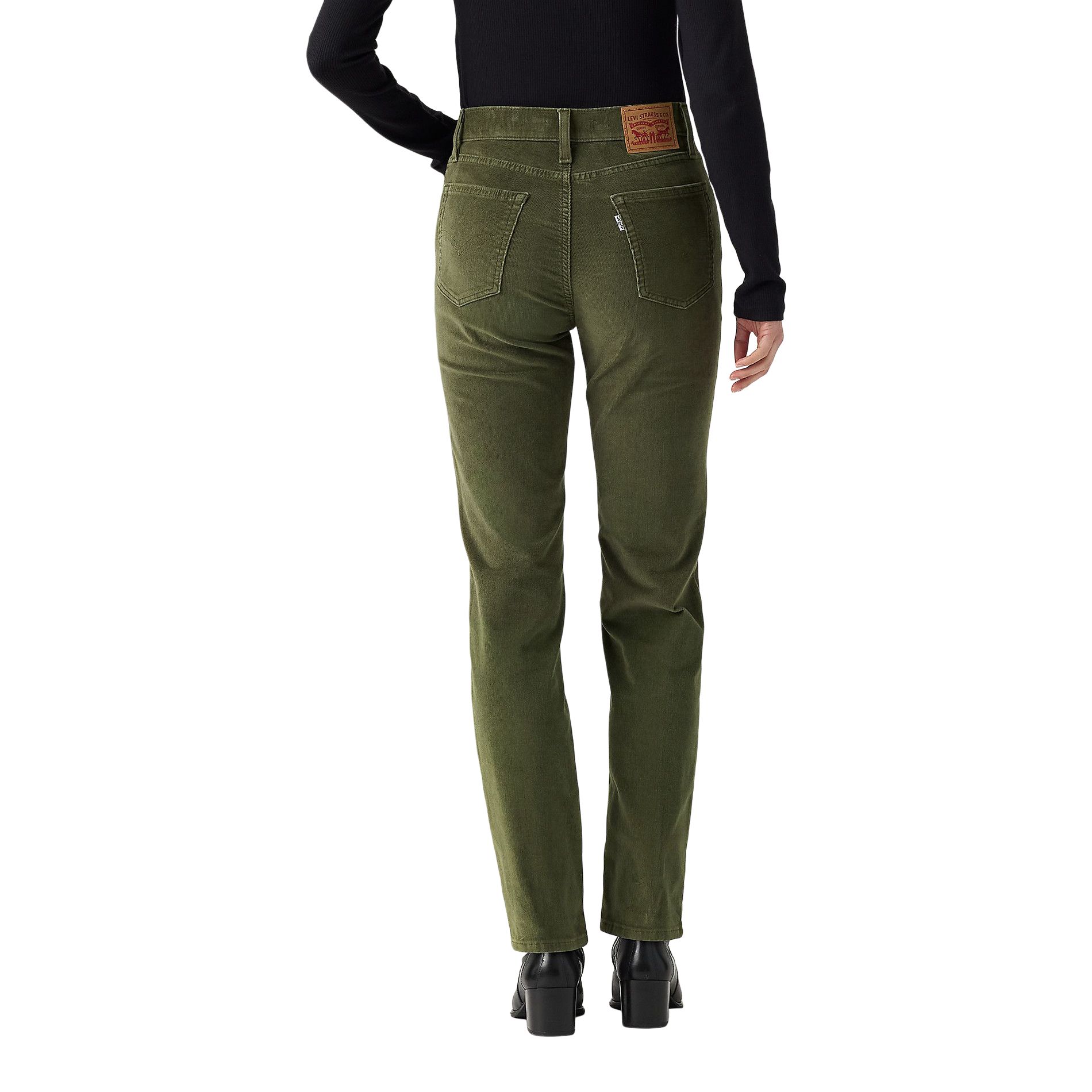 Levi's Women's 724 High Rise Straight Cord Corduroy Pants