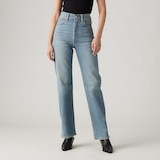 Levi's Women's Ribcage Full Length Jeans Front_Flat