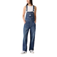 Combinaison-pantalon rétro de type salopette en jean pour femmes, Levi's Front_Flat