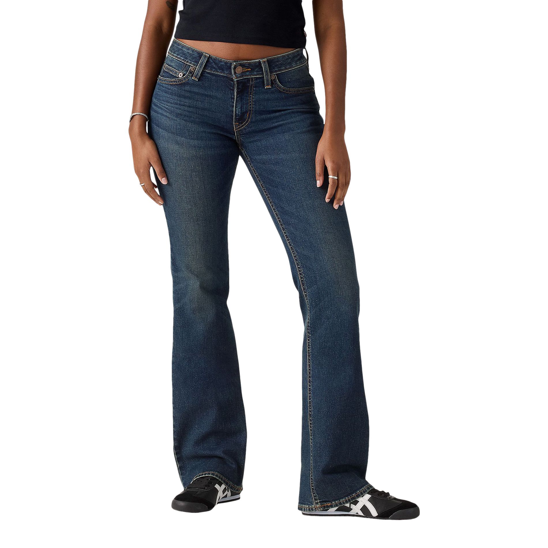 Jean super bas à jambe semi-évasée pour femmes, Levi's
