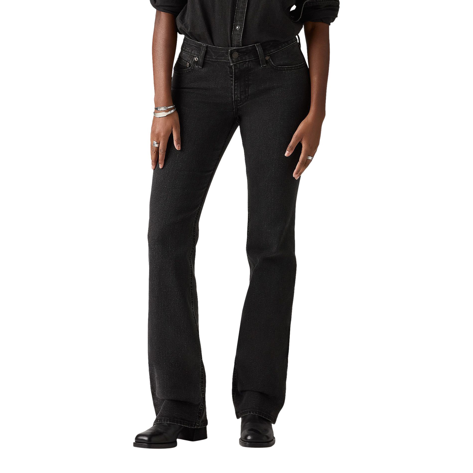 Jean super bas à jambe semi-évasée pour femmes, Levi's