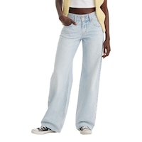 Levi's Women's Superlow Loose Straight Jeans Front_Flat