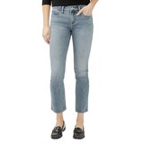 Silver Women's Elyse Straight Jeans Front_Flat