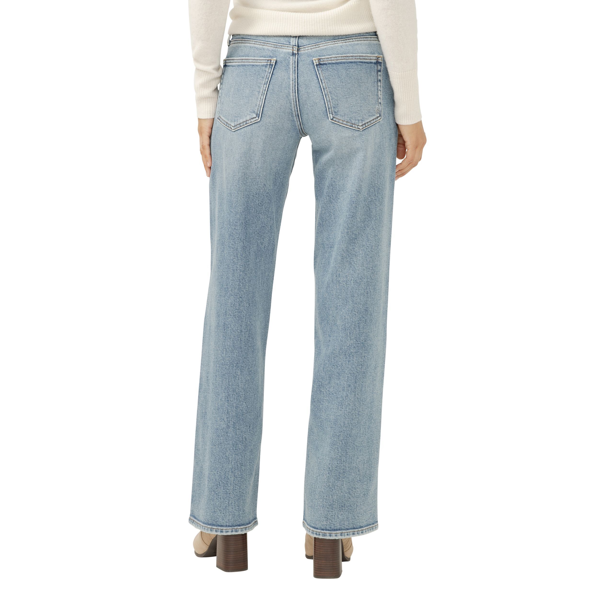 Silver Women's Low N Loose Jeans