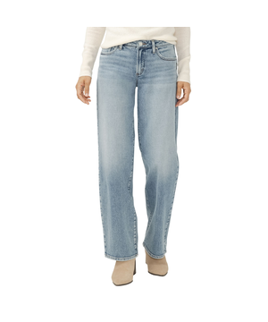 Silver Women's Low N Loose Jeans