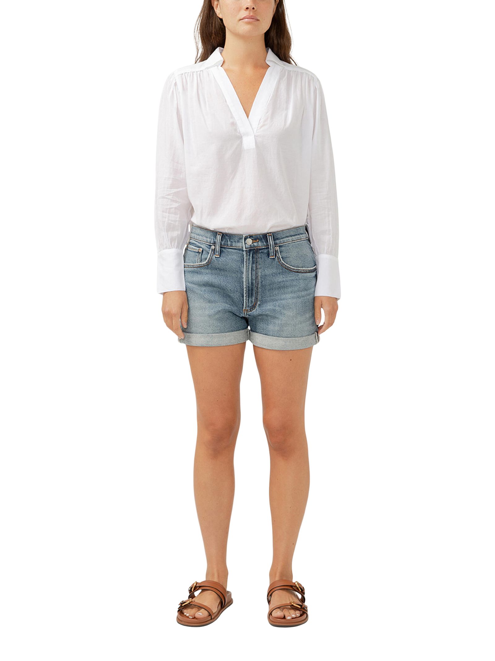 Short décontracté pour femmes, Boyfriend, Silver