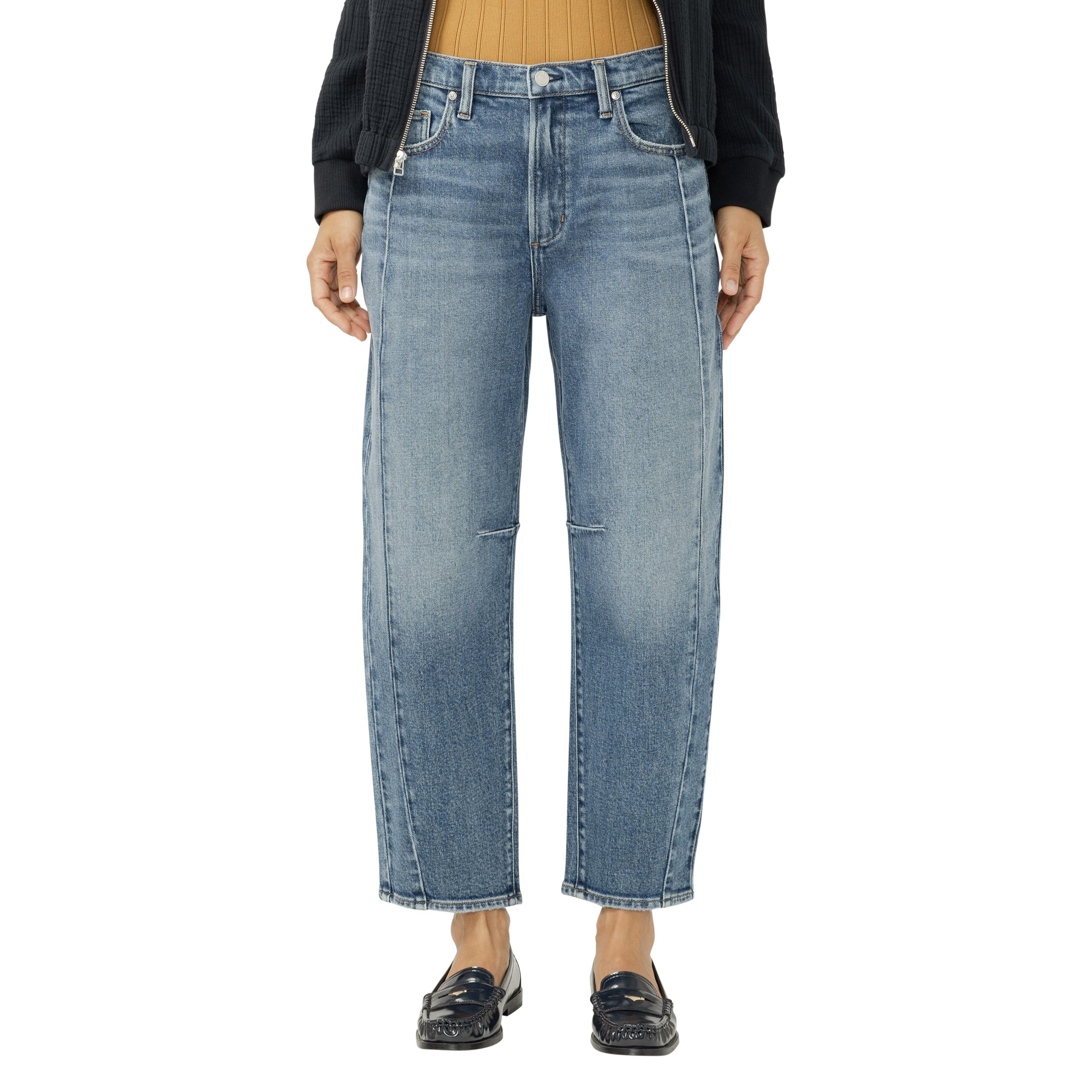 Silver Women's Barrel Leg Jeans