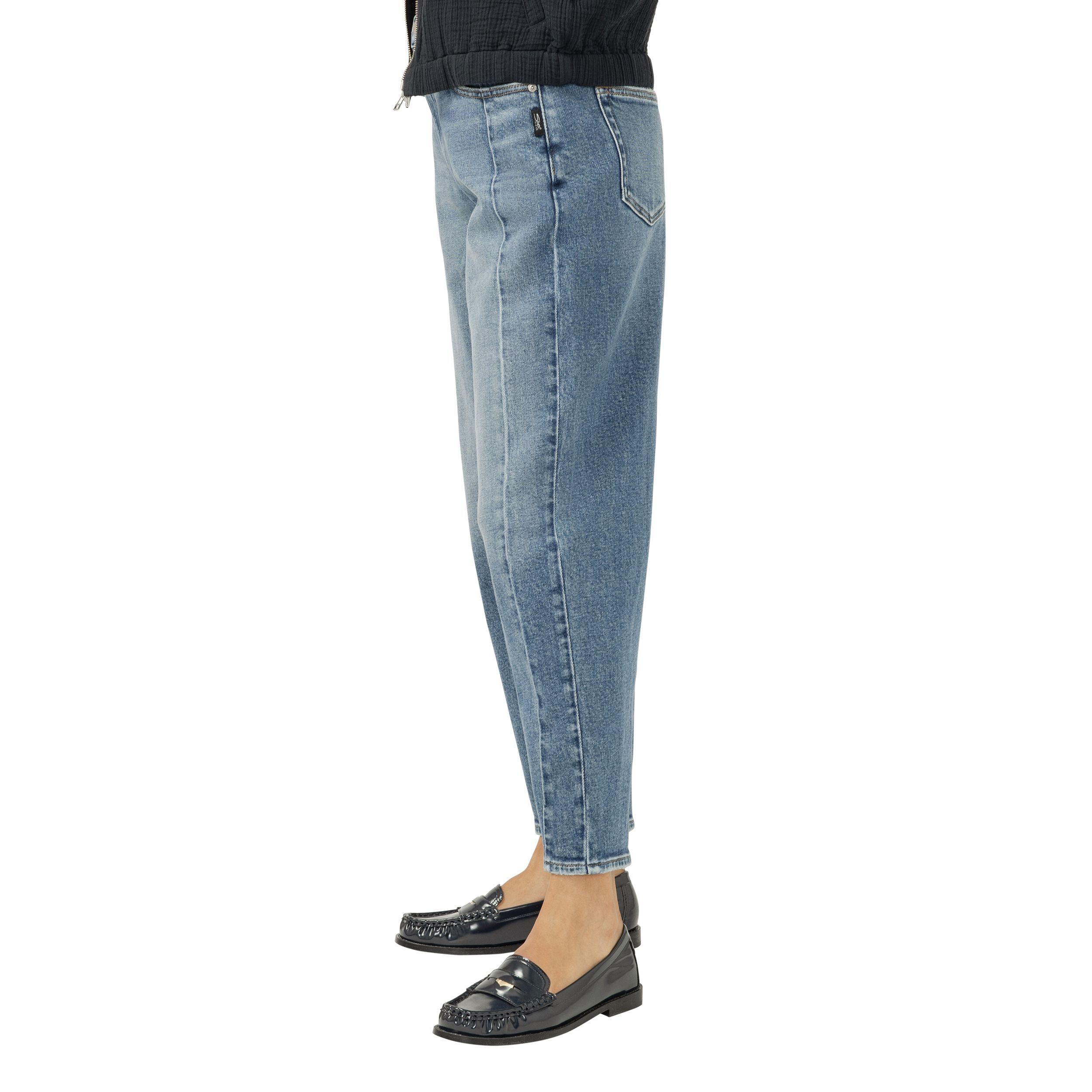 Silver Women's Barrel Leg Jeans