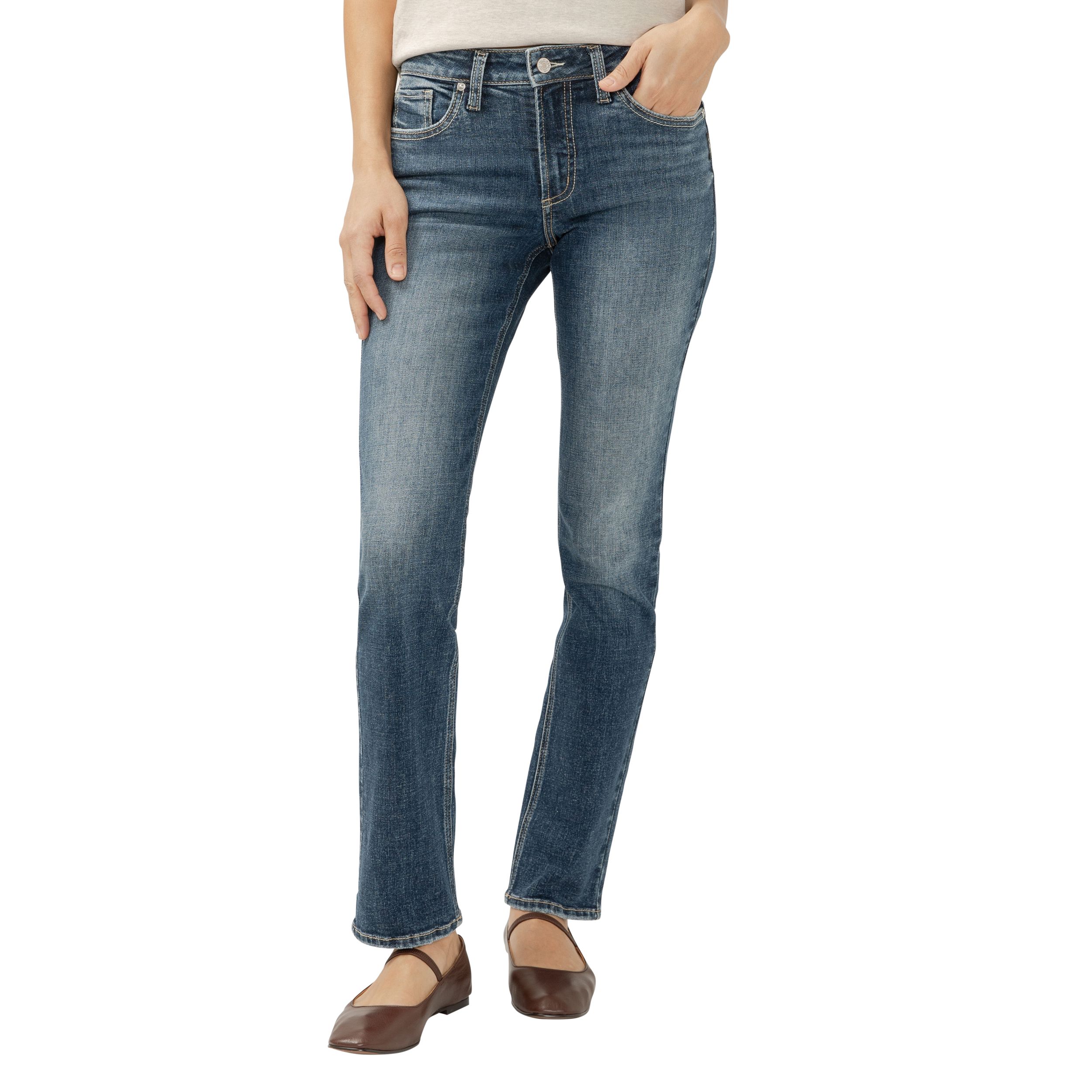 Silver Women's Suki Straight Leg Jeans