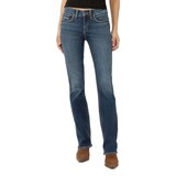 Jean semi-évasé pour femmes, Suki, Silver Front_Flat