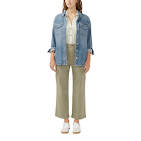 Silver Women's Avery Trouser Jeans Front_Flat