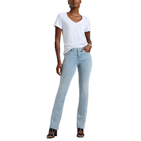 Buffalo Women's Mid Rise Bootcut Queen Jean - Light Indigo Wash Front_Flat