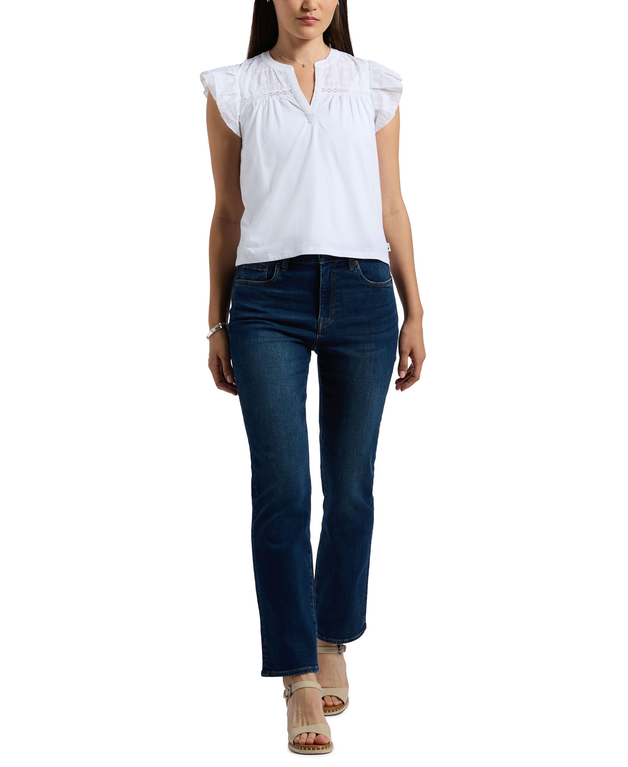 Jean à jambe droite et à taille haute pour femmes, Jayden, Buffalo