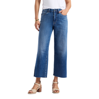 Buffalo Women's High Rise Wide Leg Cropped Adisson Jeans Front_Flat