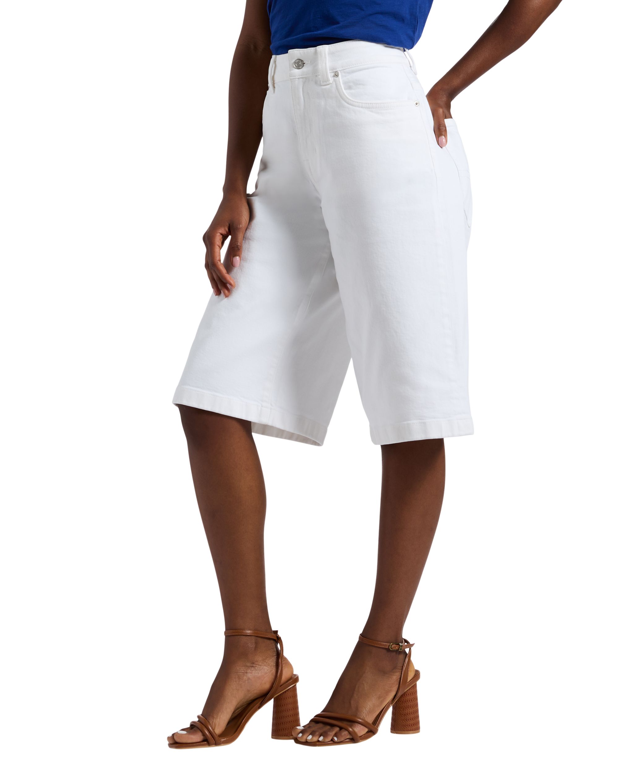 Short en jean pour femmes, Jackie, Buffalo - Blanc