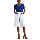 Short en jean pour femmes, Jackie, Buffalo - Blanc Front_Flat