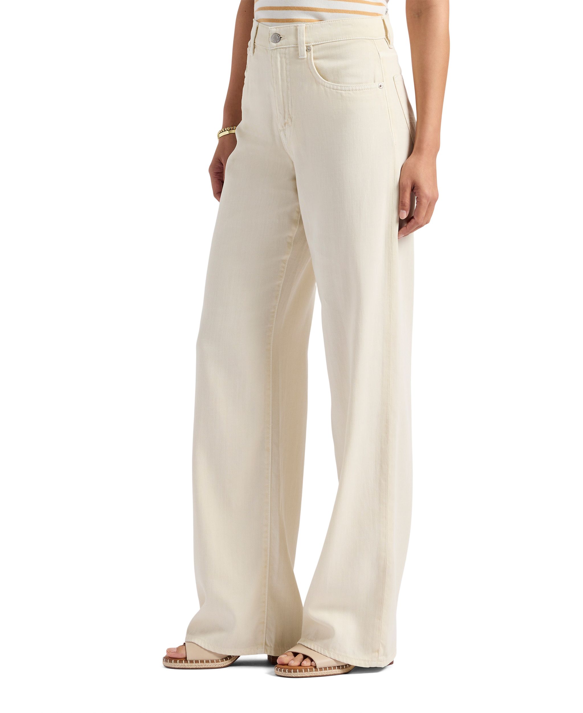 Pantalon à jambe large et à taille haute pour femmes, Addie, Buffalo