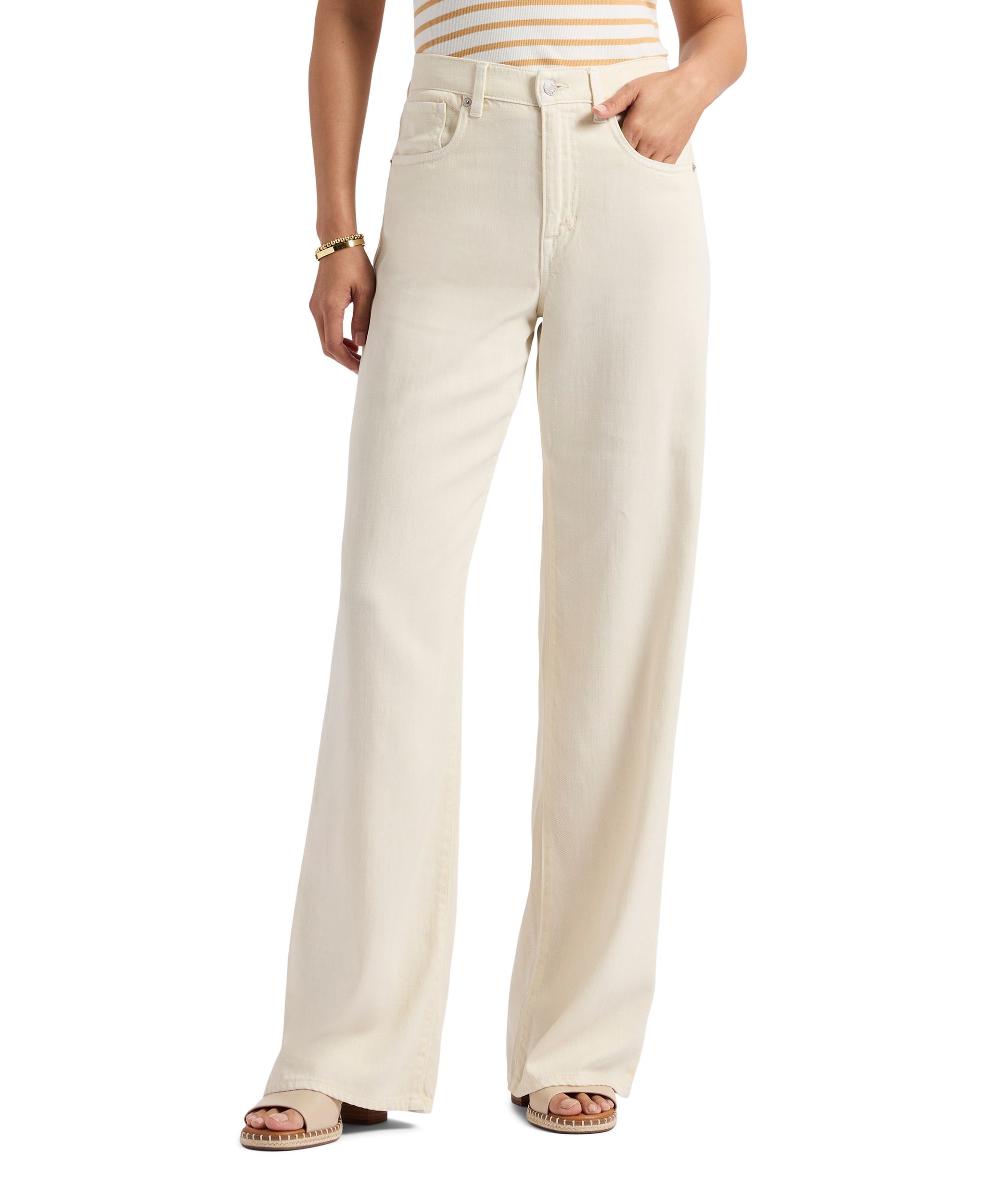 Pantalon à jambe large et à taille haute pour femmes, Addie, Buffalo