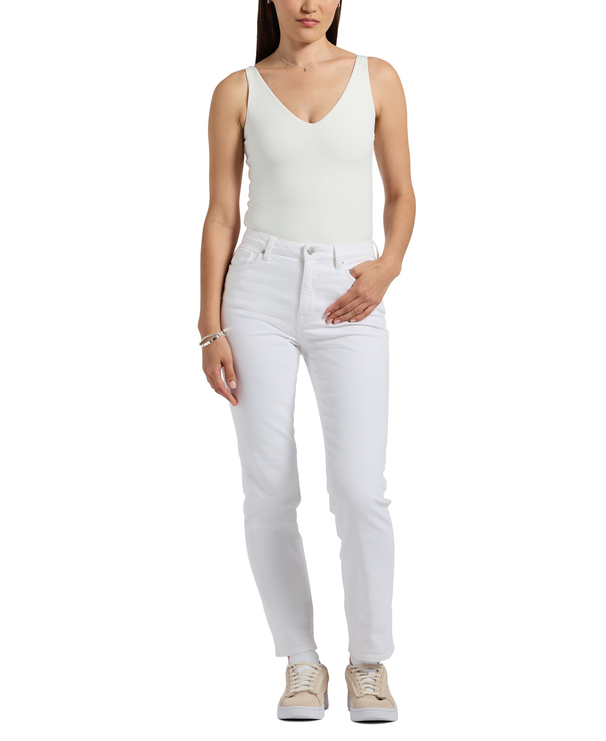 Pantalon à jambe droite et taille haute pour femmes, Jayden, Buffalo