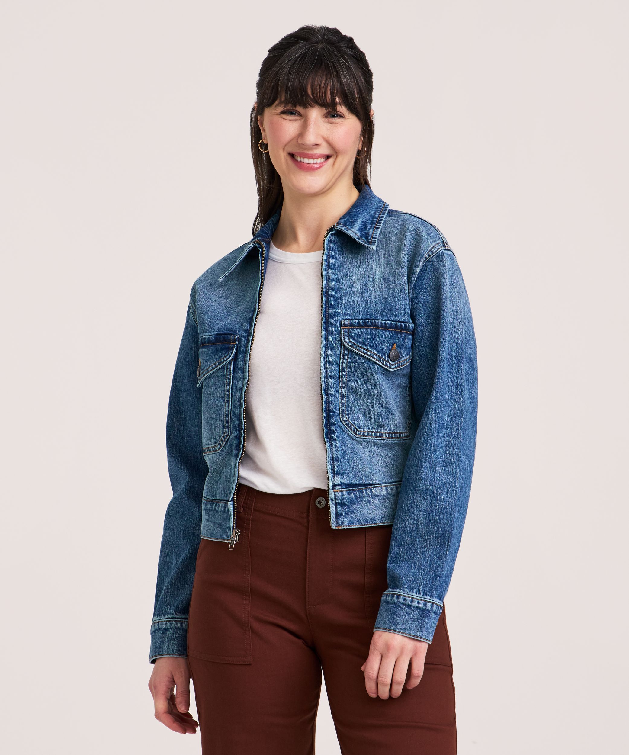 Veste en denim pour femmes, Denver Hayes