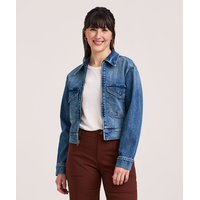Veste en denim pour femmes, Denver Hayes Front_Angled_Left