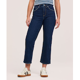 Denver Hayes Women's High Rise Straight Crop Jeans Front_Flat