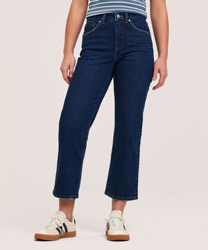Denver Hayes Women''s High Rise Straight Crop Jeans