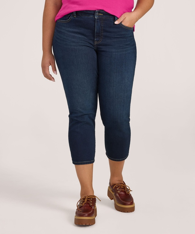 Denver Hayes Women's Curvy-Slim Crop Jeans