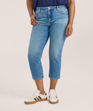 Denver Hayes Women's Curvy-Slim Crop Jean