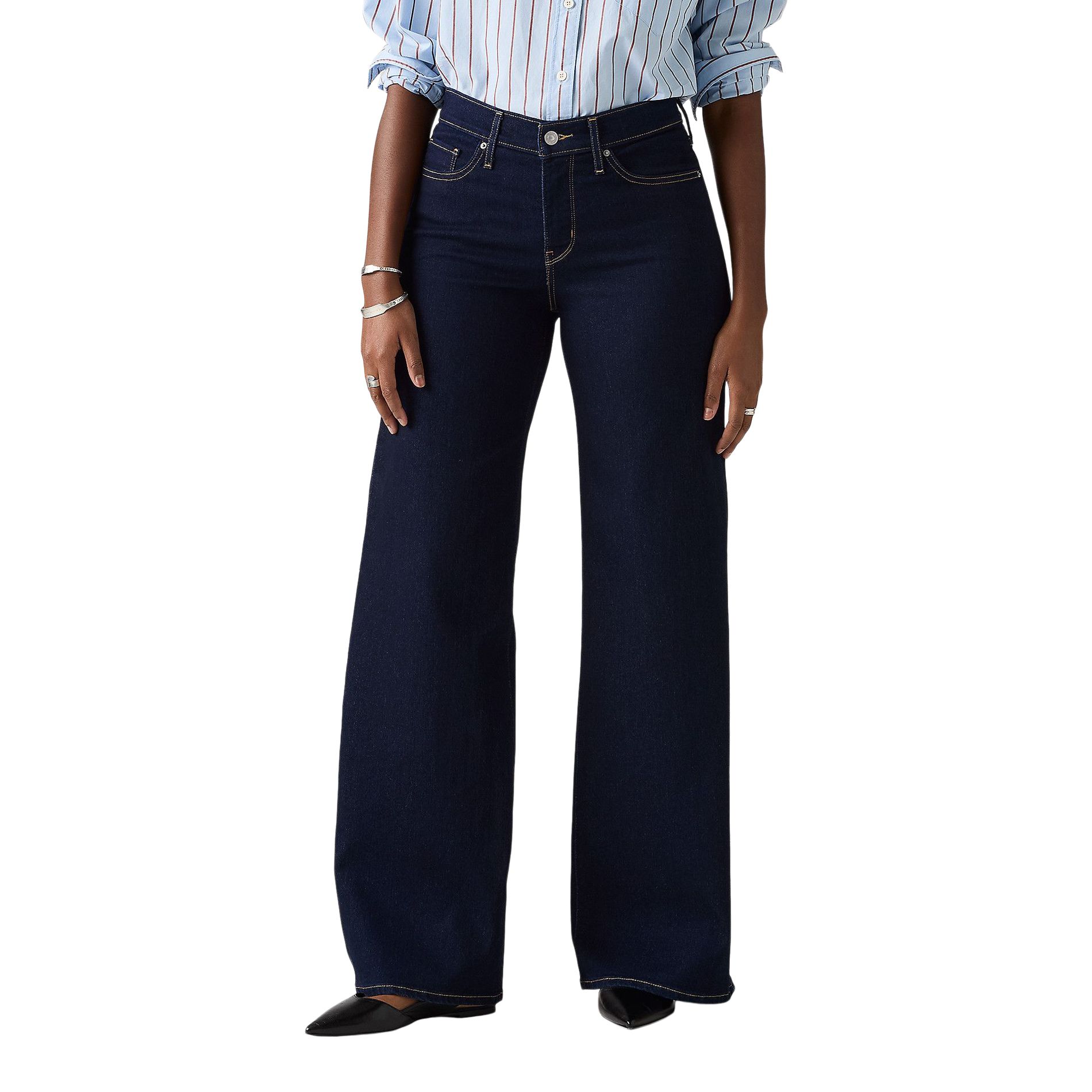 Jean galbant à jambe large pour femmes, 318, Levi's