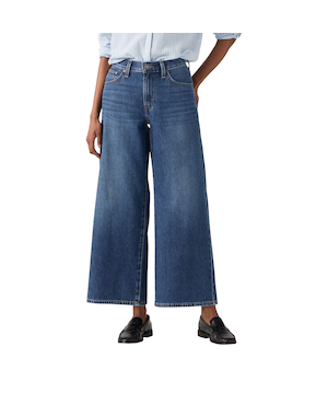 Levi's Women's Middy Wide Leg Ankle Jeans
