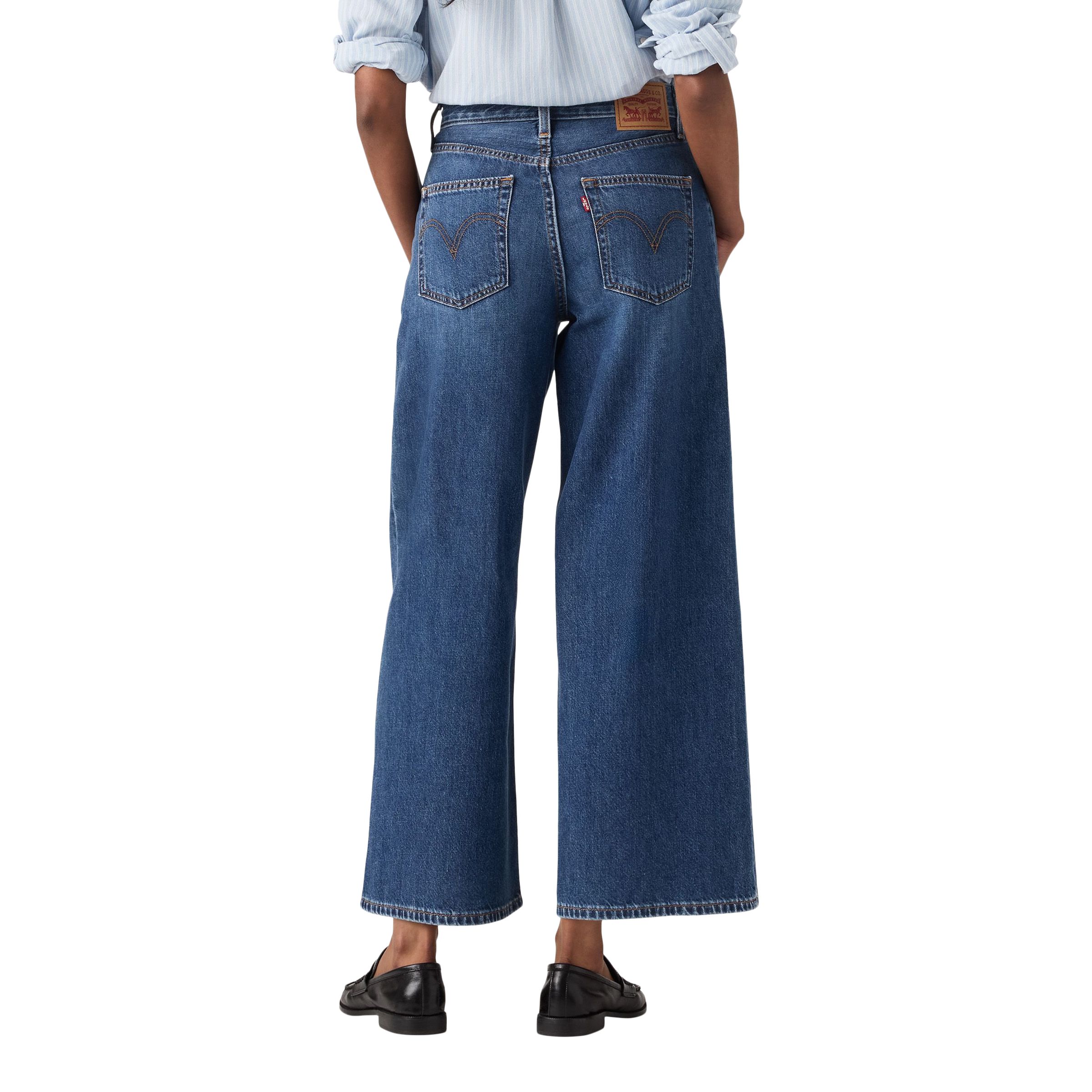 Levi's Women's Middy Wide Leg Ankle Jeans