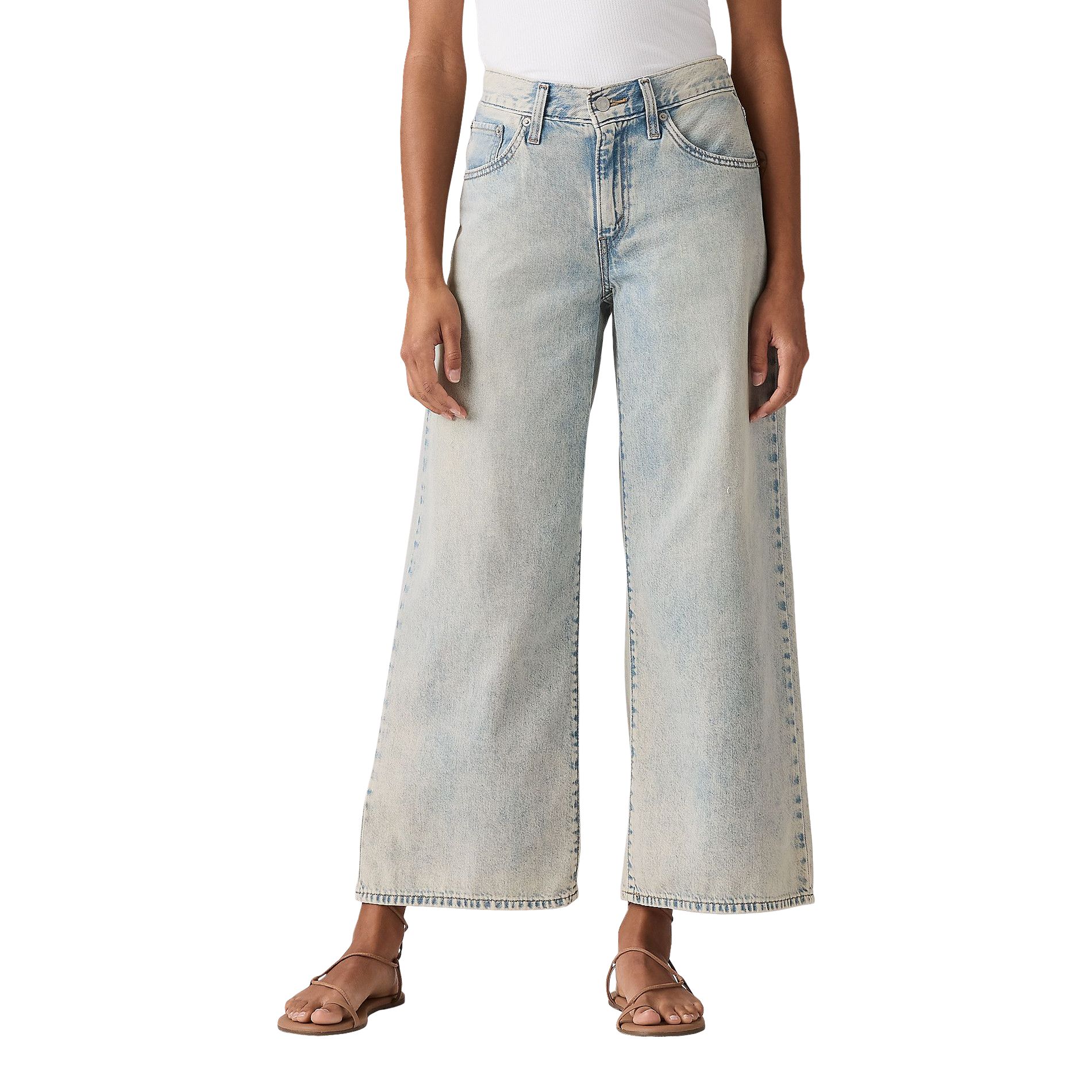 Levi's Women's Middy Wide Leg Ankle Jeans