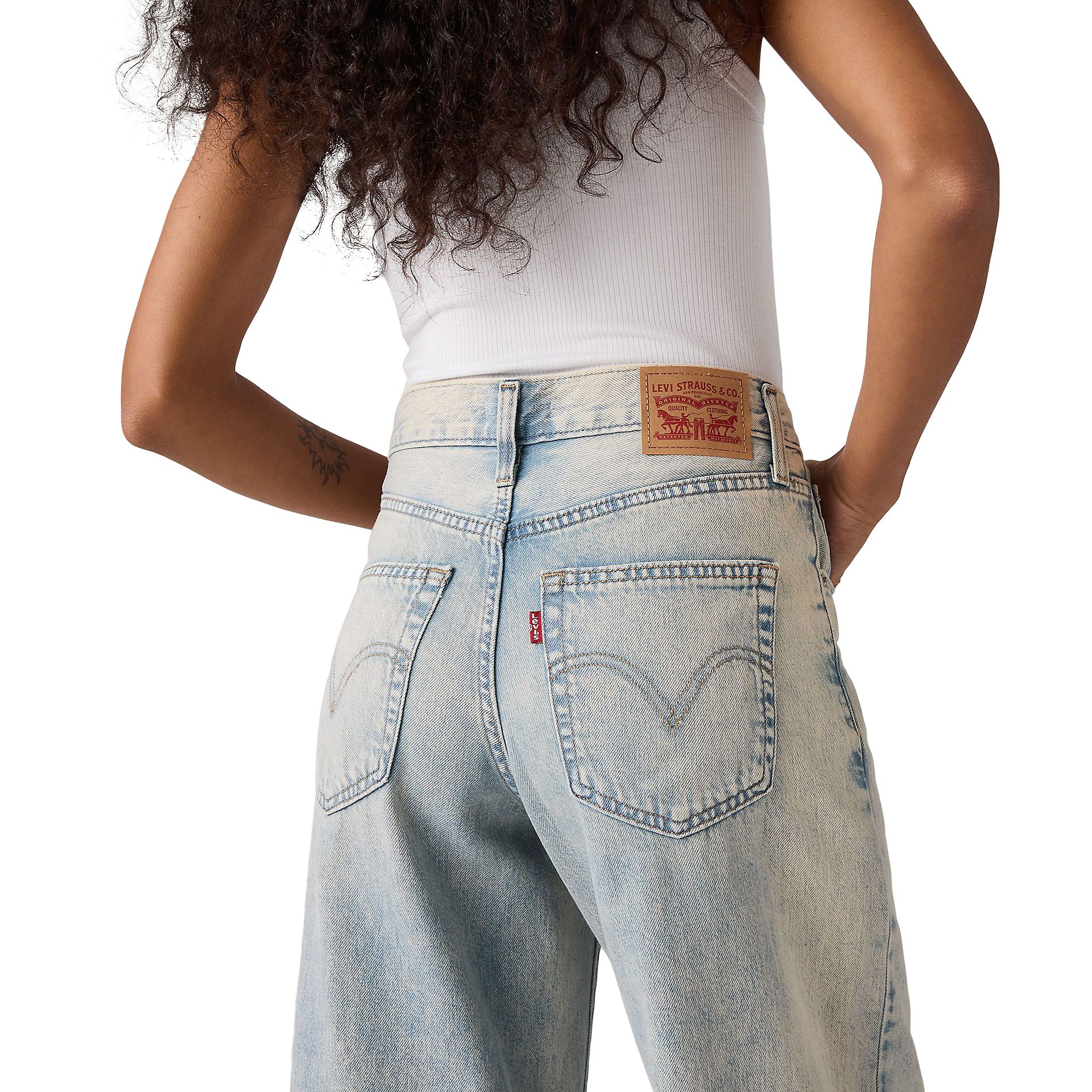 Levi's Women's Middy Wide Leg Ankle Jeans