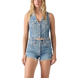 Gilet en denim pour femmes, Racer, Levi's Front_Flat