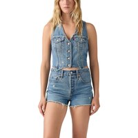 Levi's Women's Racer Denim Vest Front_Flat