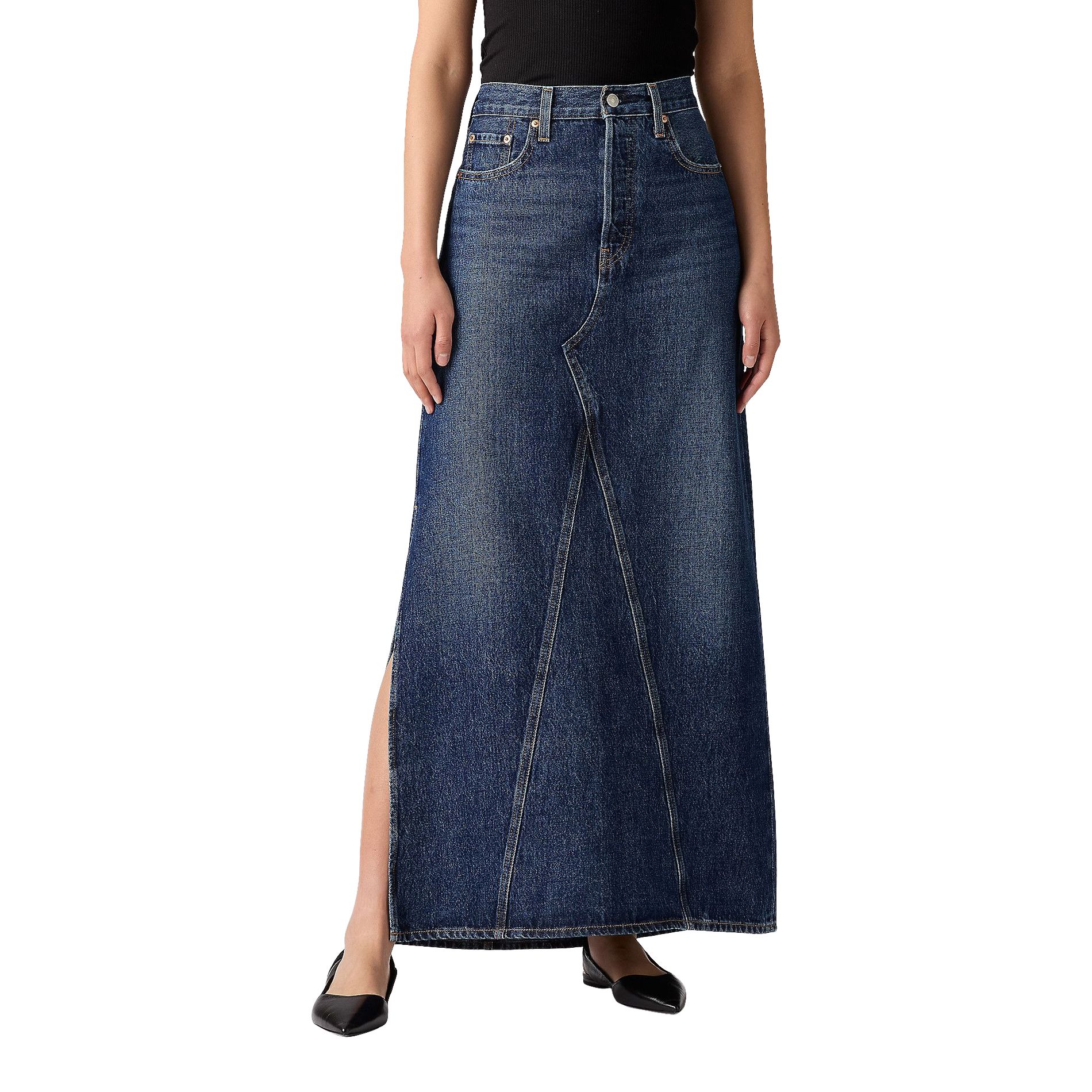 Levi's Women's Iconic Long Denim Skirt