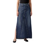 Levi's Women's Iconic Long Denim Skirt Front_Flat