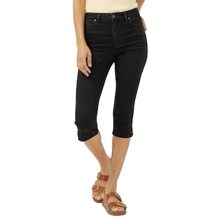 Silver Isbister Jeans Capri modernes pour femme
