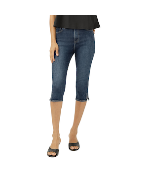 Jean capri pour femmes, Isbister Modern, Silver