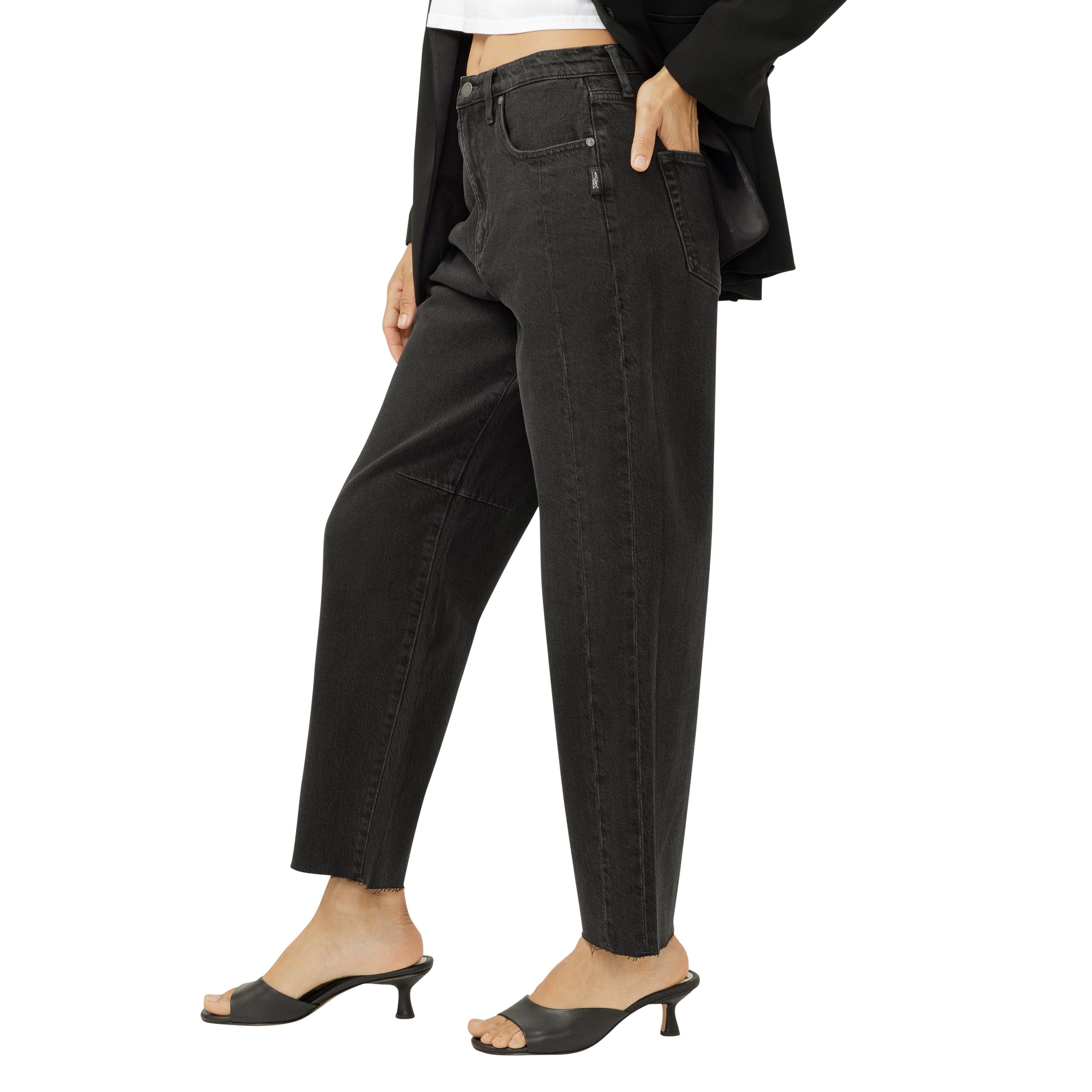 Silver Women's Slim Barrel Jeans