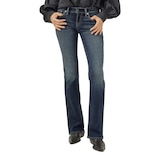 Jean semi-évasé pour femmes, Britt, Silver Front_Flat