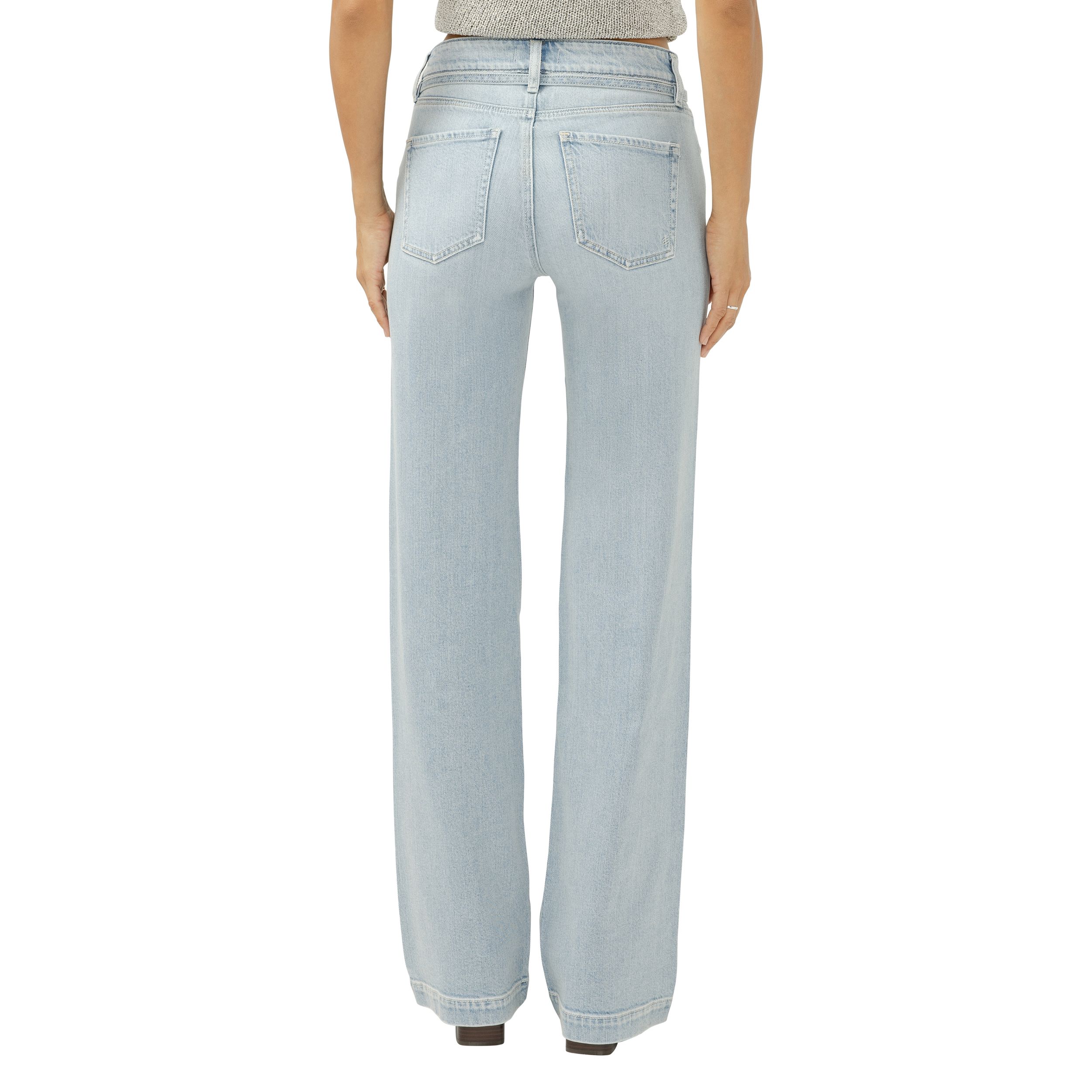 Silver Women's Avery Trouser Jeans with Belt