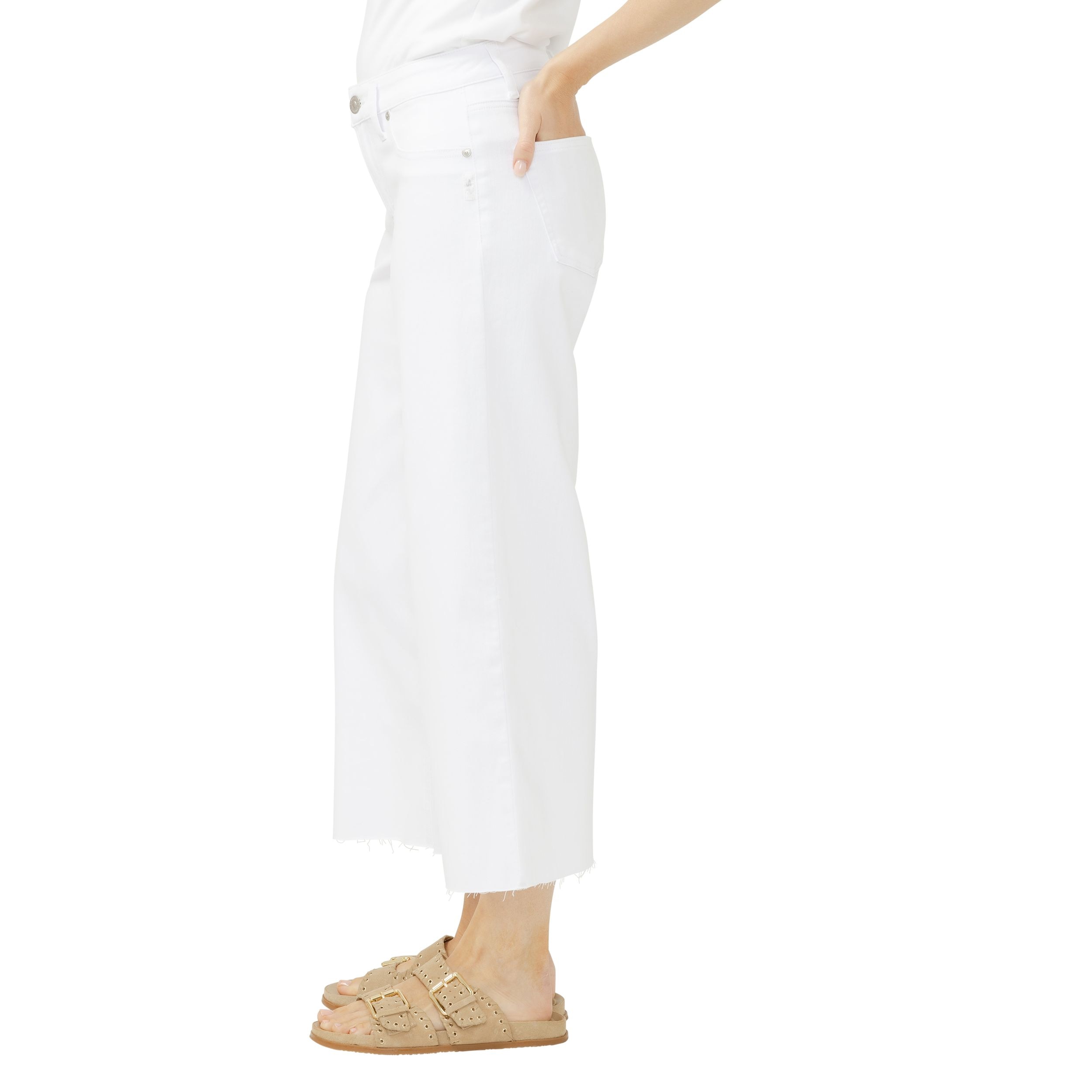 Silver Women's Suki Wide Leg Crop Jeans